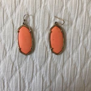 Kendra Scott coral earrings